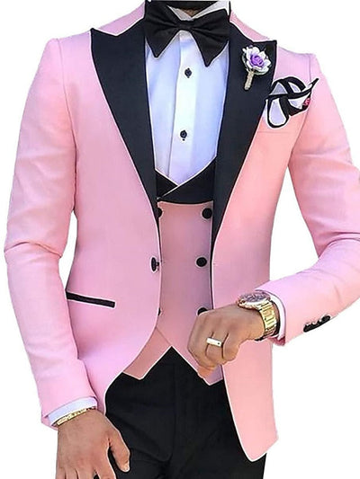 3 Teiliger Slim Fit Anzug Für Herren | Formell