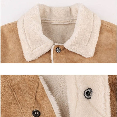 Wildlederjacke | Fleece gefüttert | Sherpa gefüttert | Biker Winterjacke | Herren Winterjacke