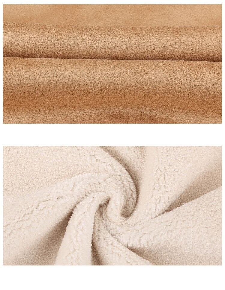 Wildlederjacke | Fleece gefüttert | Sherpa gefüttert | Biker Winterjacke | Herren Winterjacke