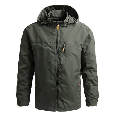 Windbreaker-Jacke – winddichte Outdoor-Softshelljacke mit Kapuze für Herren