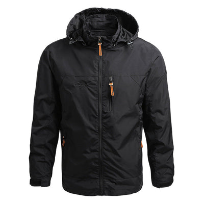 Windbreaker-Jacke – winddichte Outdoor-Softshelljacke mit Kapuze für Herren
