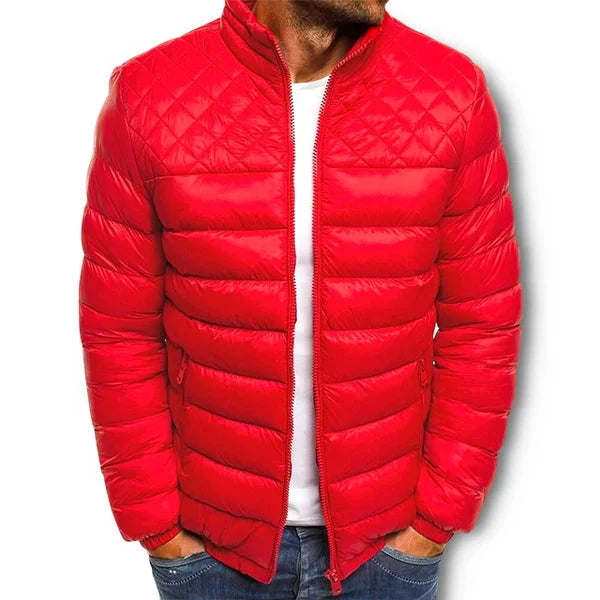Winterjacke – Leichte Daunenjacke mit Reißverschluss für Herren