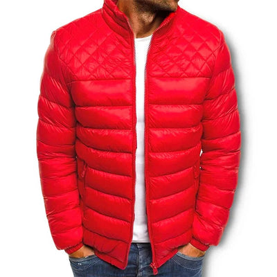 Winterjacke – Leichte Daunenjacke mit Reißverschluss für Herren