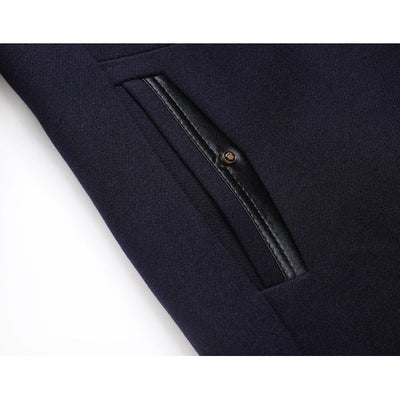 Wolljacke - Herren Sanding Collar Einreihige Winterjacke