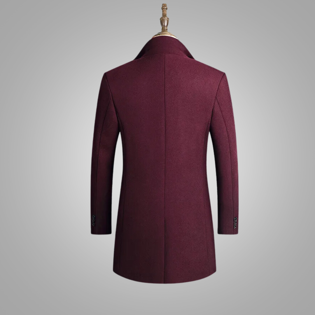Wollmantel | Einreiher | halblang | Wolltrenchcoat | Wintermäntel und -jacken für Herren