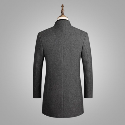 Wollmantel | Einreiher | halblang | Wolltrenchcoat | Wintermäntel und -jacken für Herren