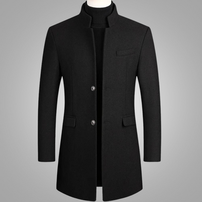 Wollmantel | Einreiher | halblang | Wolltrenchcoat | Wintermäntel und -jacken für Herren
