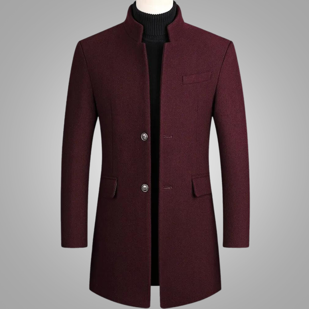 Wollmantel | Einreiher | halblang | Wolltrenchcoat | Wintermäntel und -jacken für Herren