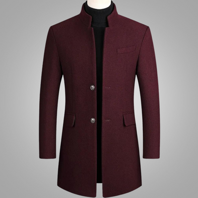 Wollmantel | Einreiher | halblang | Wolltrenchcoat | Wintermäntel und -jacken für Herren