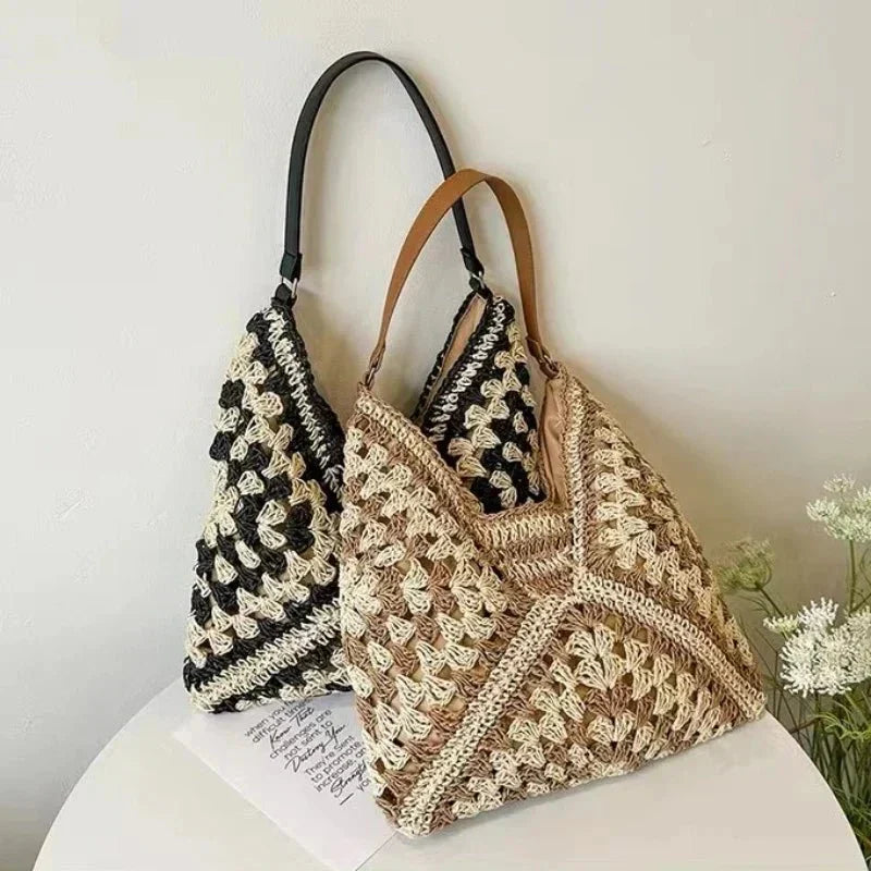 Große Strandtasche Damen – Veganleder, wasserdicht & sanddicht