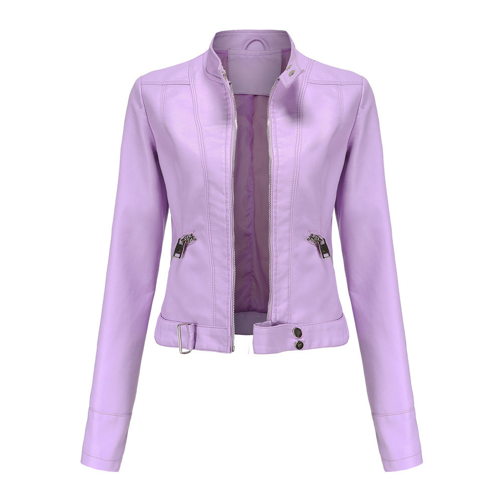 Stylische lederjacke