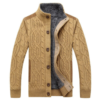 Warme Strickjacke für Herren