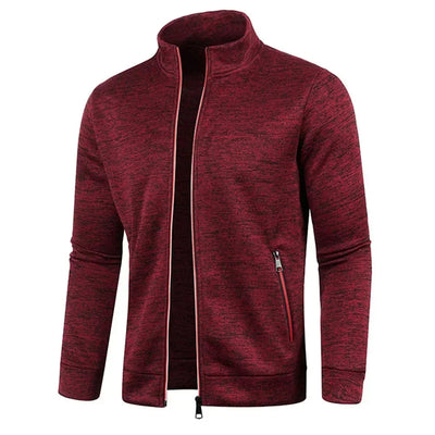 Zip Cardigan | Langarm | Atmungsaktiv | Reißverschlussjacke | Herrenbekleidung
