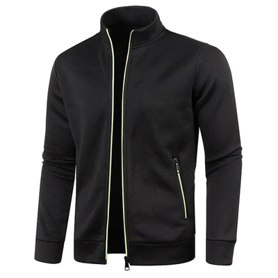 Zip Cardigan | Langarm | Atmungsaktiv | Reißverschlussjacke | Herrenbekleidung