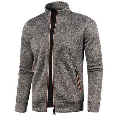 Zip Cardigan | Langarm | Atmungsaktiv | Reißverschlussjacke | Herrenbekleidung