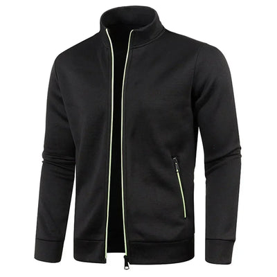 Zip Cardigan | Langarm | Atmungsaktiv | Reißverschlussjacke | Herrenbekleidung