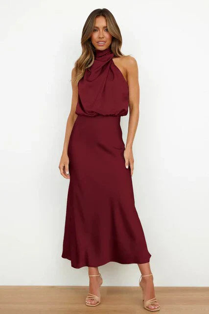 Benthe - Off-Shoulder Midi Kleid