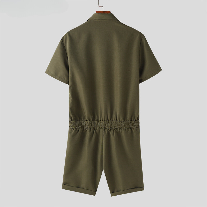 Zweiteiler | Kurzarm | Hemd und Shorts | Set | Sommerkleidung für Herren