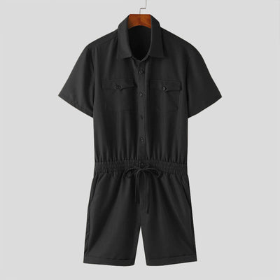 Zweiteiler | Kurzarm | Hemd und Shorts | Set | Sommerkleidung für Herren