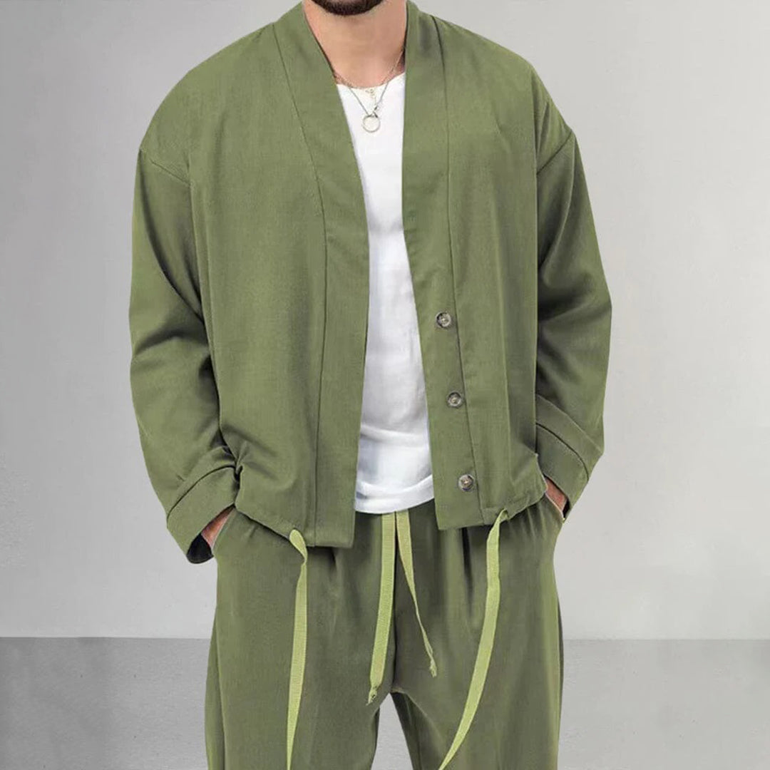 Zweiteiliges Set – Overshirt und Jogginghose für Männer