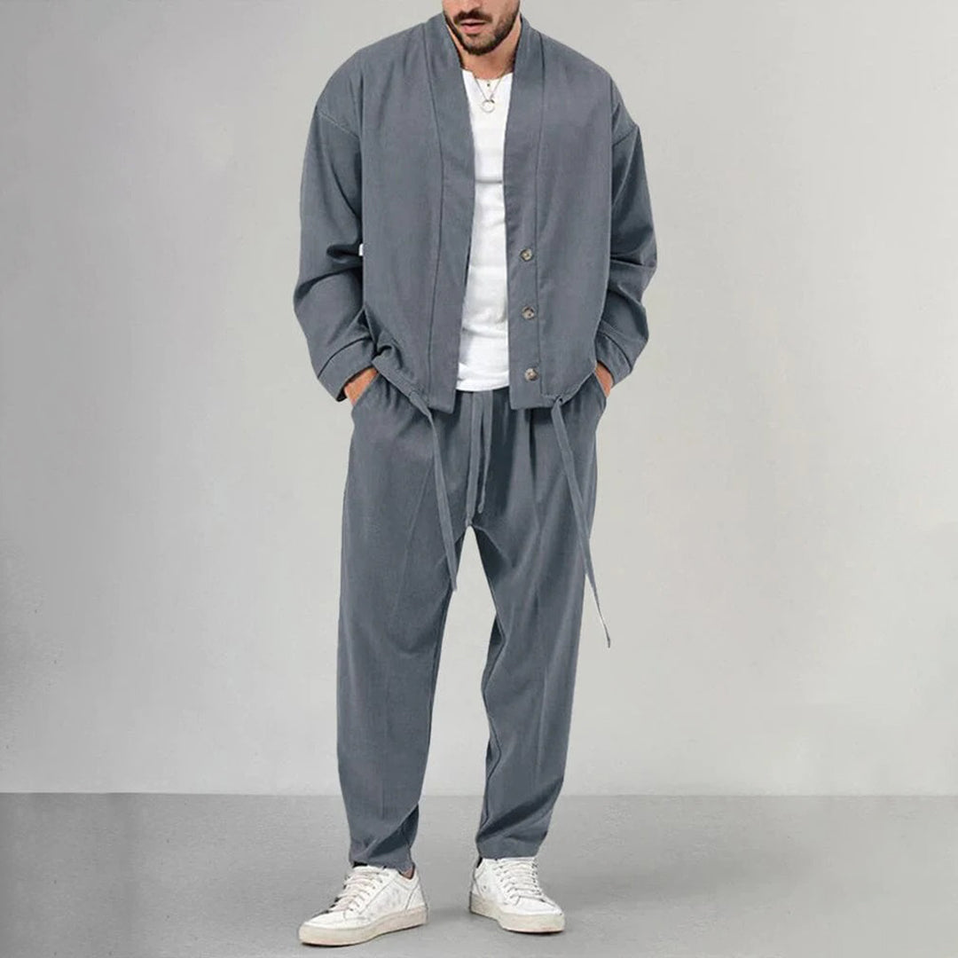 Zweiteiliges Set – Overshirt und Jogginghose für Männer