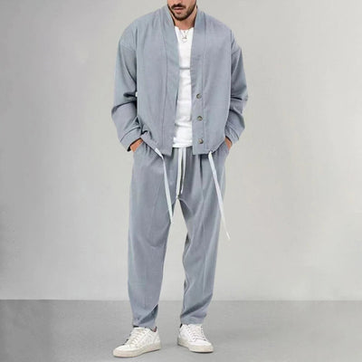 Zweiteiliges Set – Overshirt und Jogginghose für Männer
