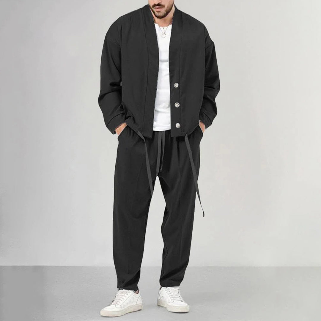 Zweiteiliges Set – Overshirt und Jogginghose für Männer