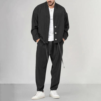 Zweiteiliges Set – Overshirt und Jogginghose für Männer