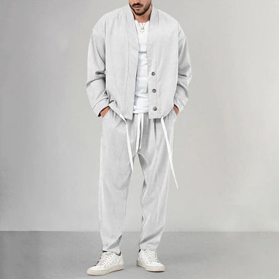 Zweiteiliges Set – Overshirt und Jogginghose für Männer