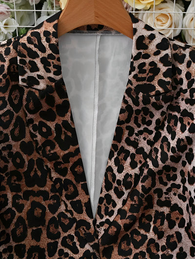 Angelique | Mutiger Leopard-Print Blazer für die moderne Frau