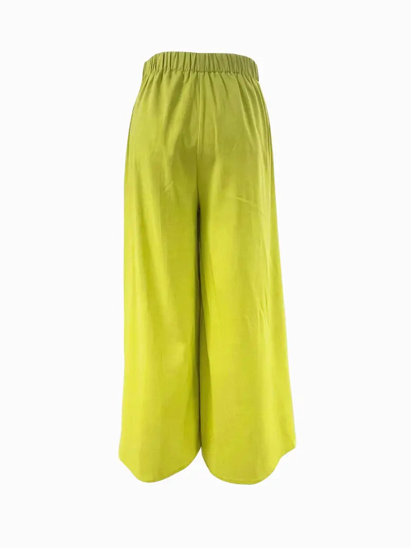 Hilma | Mühelos schicke Hose mit Bindeband und weitem Bein