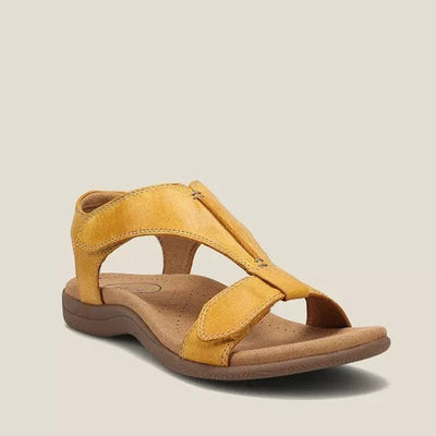 Damen-ledersandalen