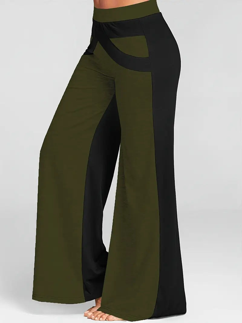 Heidi | Mühelos schicke Color-Block-Weite-Hosen