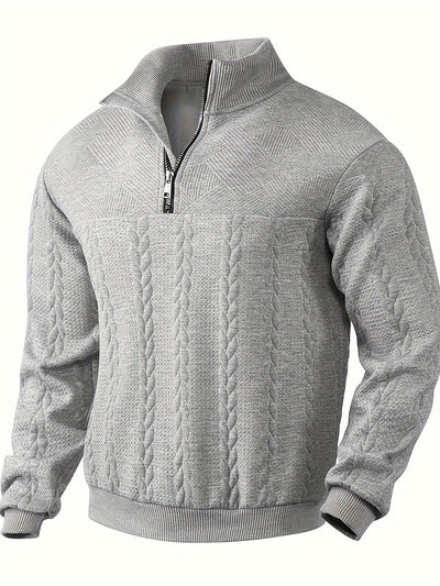 Rafael™ | Vintage Pullover für Herren mit Reißverschluss