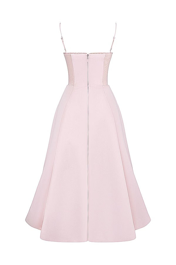 Lorraine® | Trägerloses, ärmelloses Tutu-Maxikleid mit V-Ausschnitt
