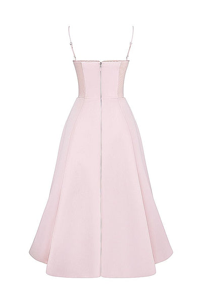 Lorraine® | Trägerloses, ärmelloses Tutu-Maxikleid mit V-Ausschnitt