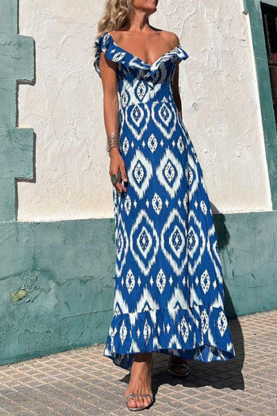 Ornella® | Bedrucktes, langes Kleid