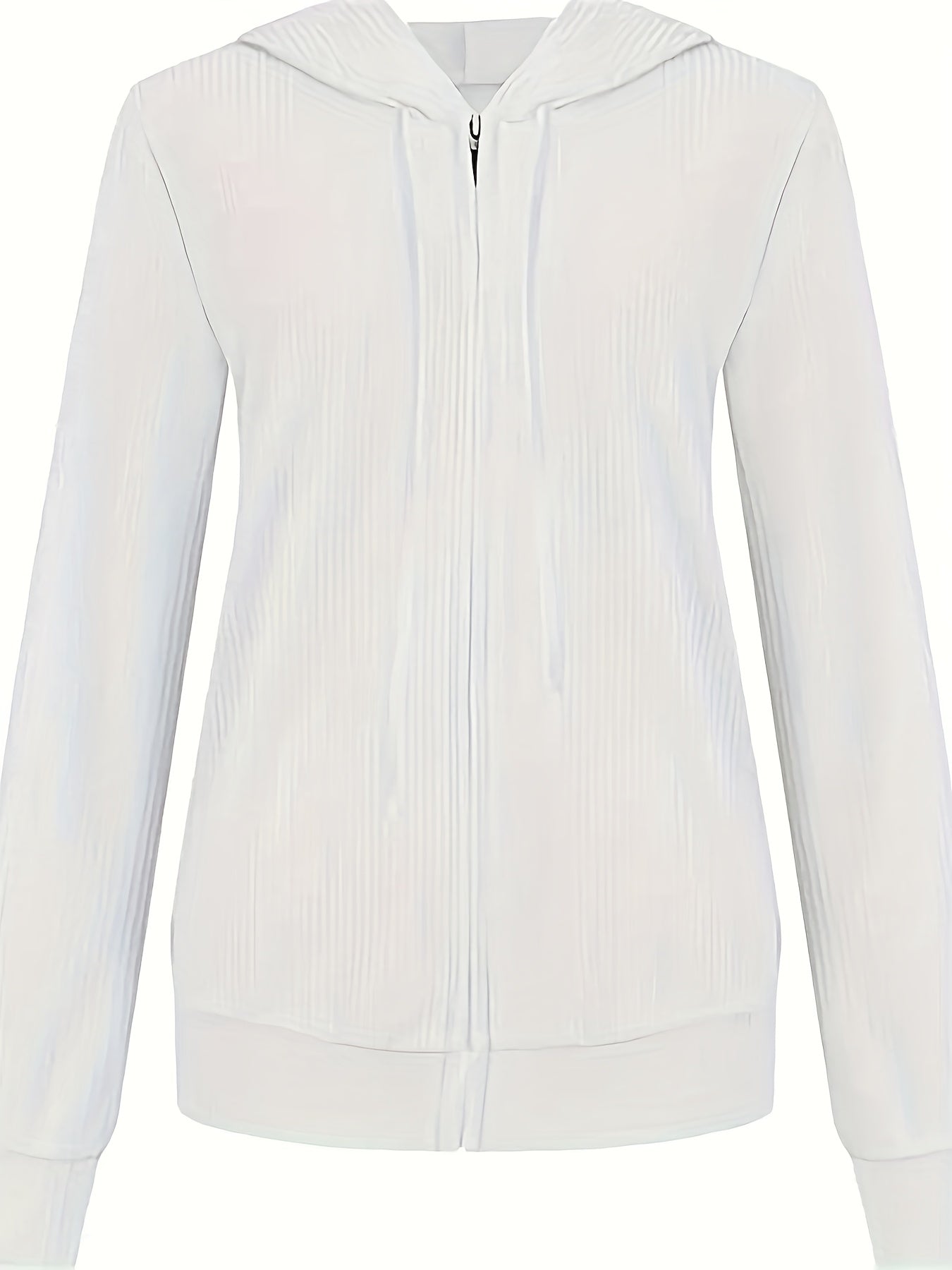 Moira – Langärmelige Kapuzenjacke Mit Reißverschluss Und Kordelzug