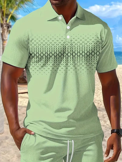 Zackary – Sommer Liches kurzärmliges Zweiteiler Set