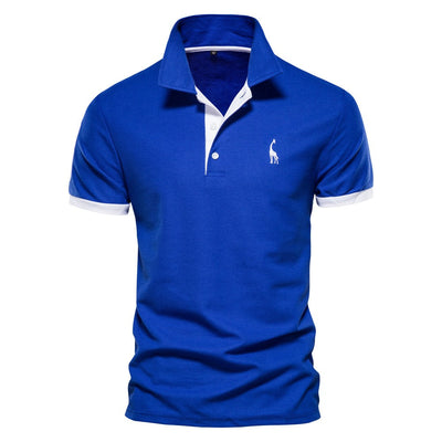 Berake | Zweifarbiges Polo mit sportlichem Akzent-Design