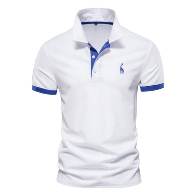 Berake | Zweifarbiges Polo mit sportlichem Akzent-Design