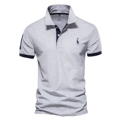 Berake | Zweifarbiges Polo mit sportlichem Akzent-Design