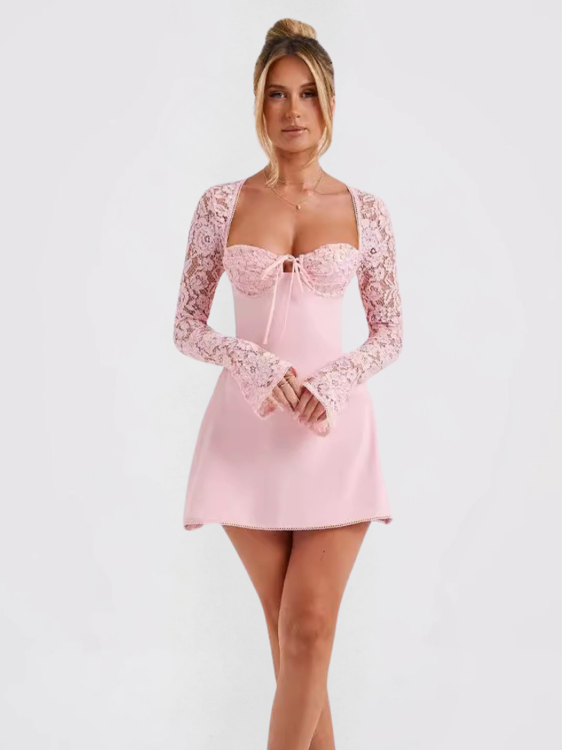 ANASTASIA  | Kurzes Spitzenkleid Elegant