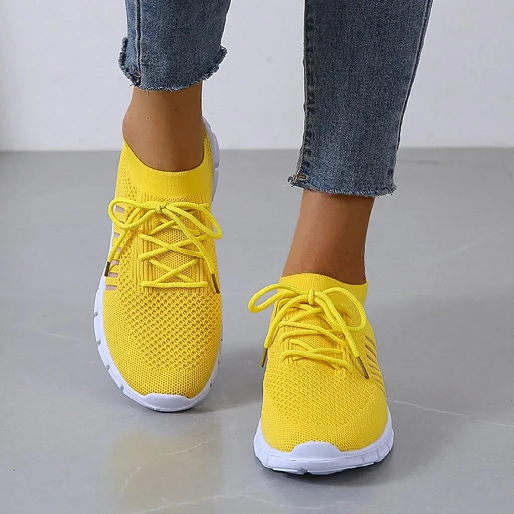 Atmungsaktive Damen Sneakers mit orthopädischer Sohle