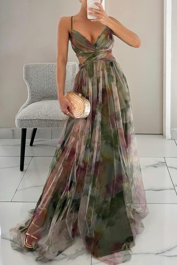 MIRAVO | Maxi-Kleid mit Blumenprint