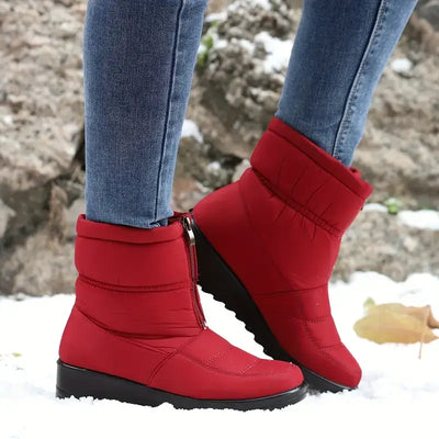Winterstiefel mit Reißverschluss für Damen