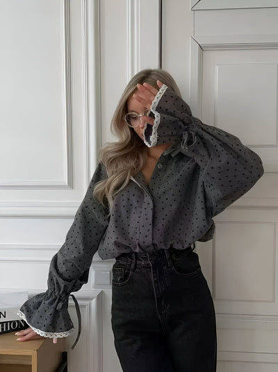 Odette | Stylisches Shirt mit Herzprint für Frühling & Herbst