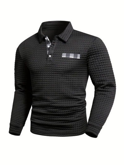 Jürgen – Lässiges Langarmhemd Mit Knöpfen