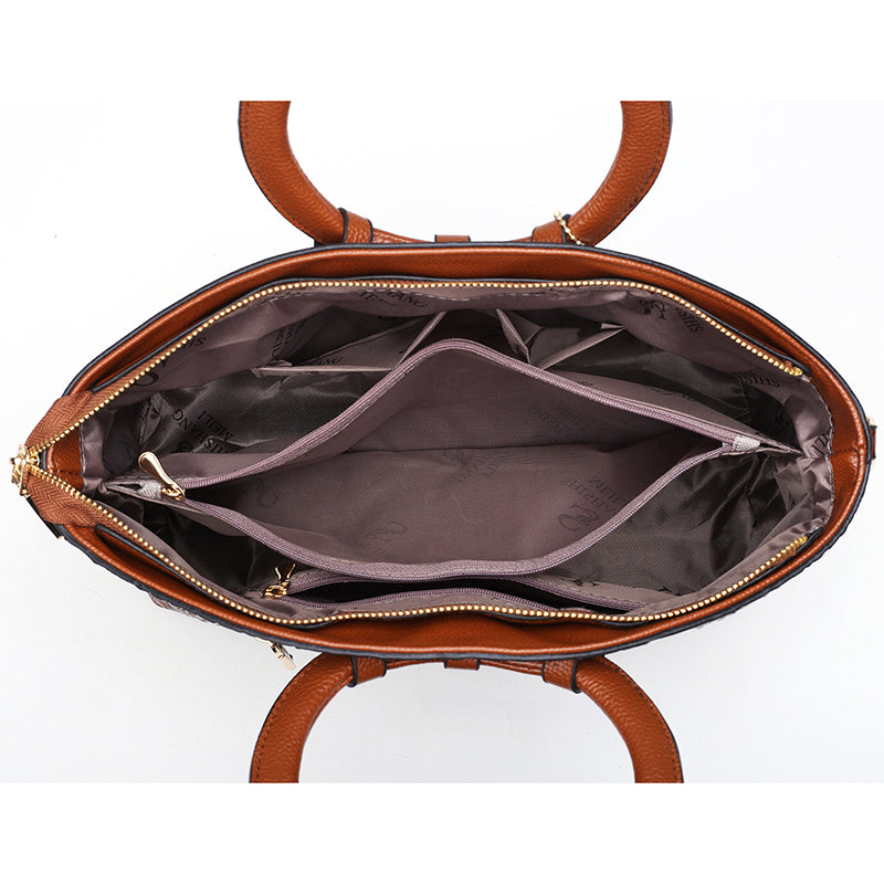 Luxus Ledertasche Damen – Echtleder Schultertasche Crossbody