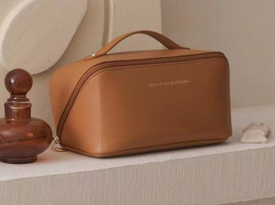 Kosmetiktasche Reise Groß – Eleganter Make-up Organizer für Damen mit Reißverschluss